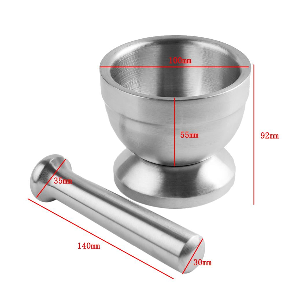 4.5" Stainless Steel Mortar & Pestle