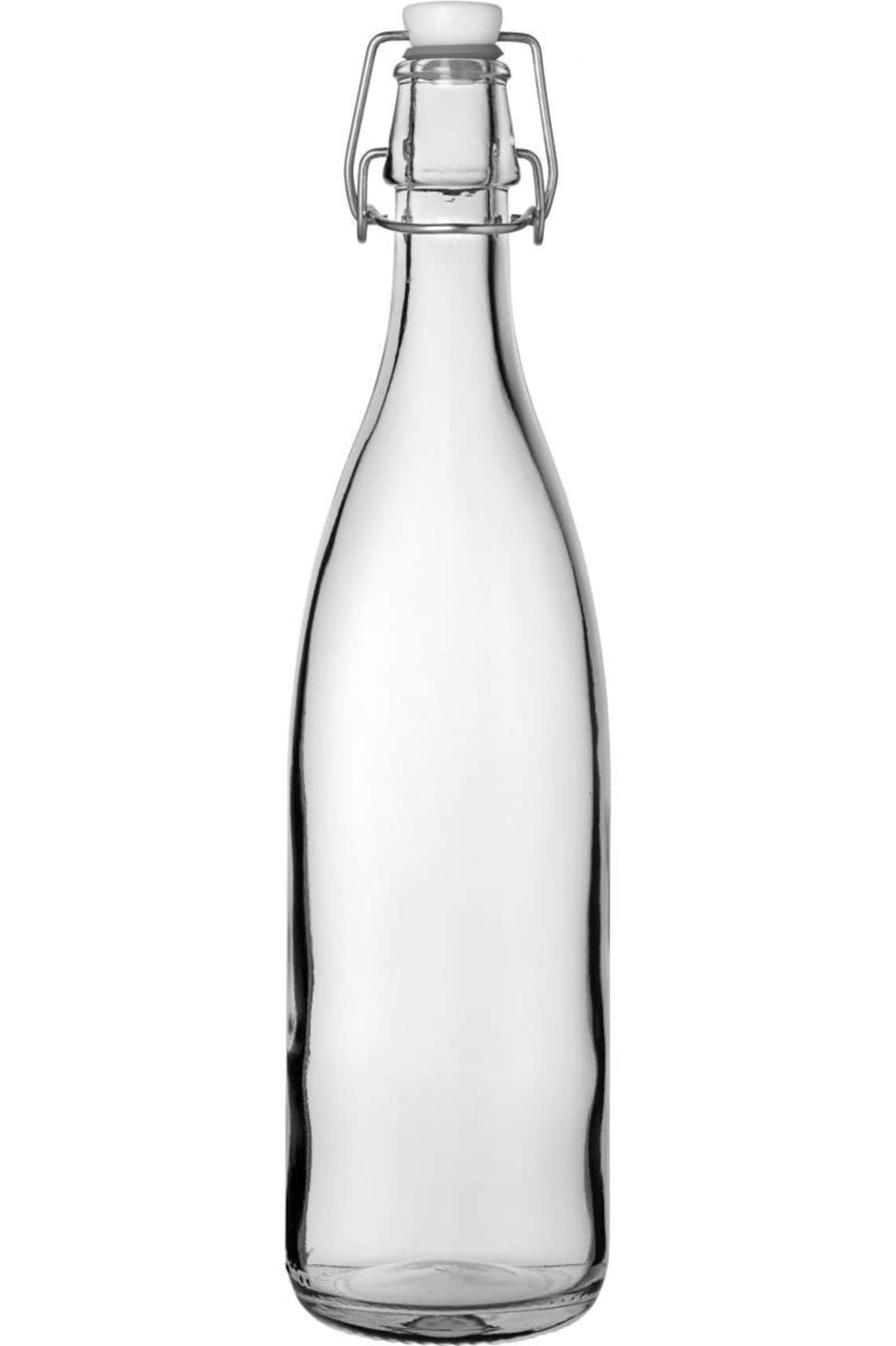 1000ml Swing Top Clear Glass Bottles