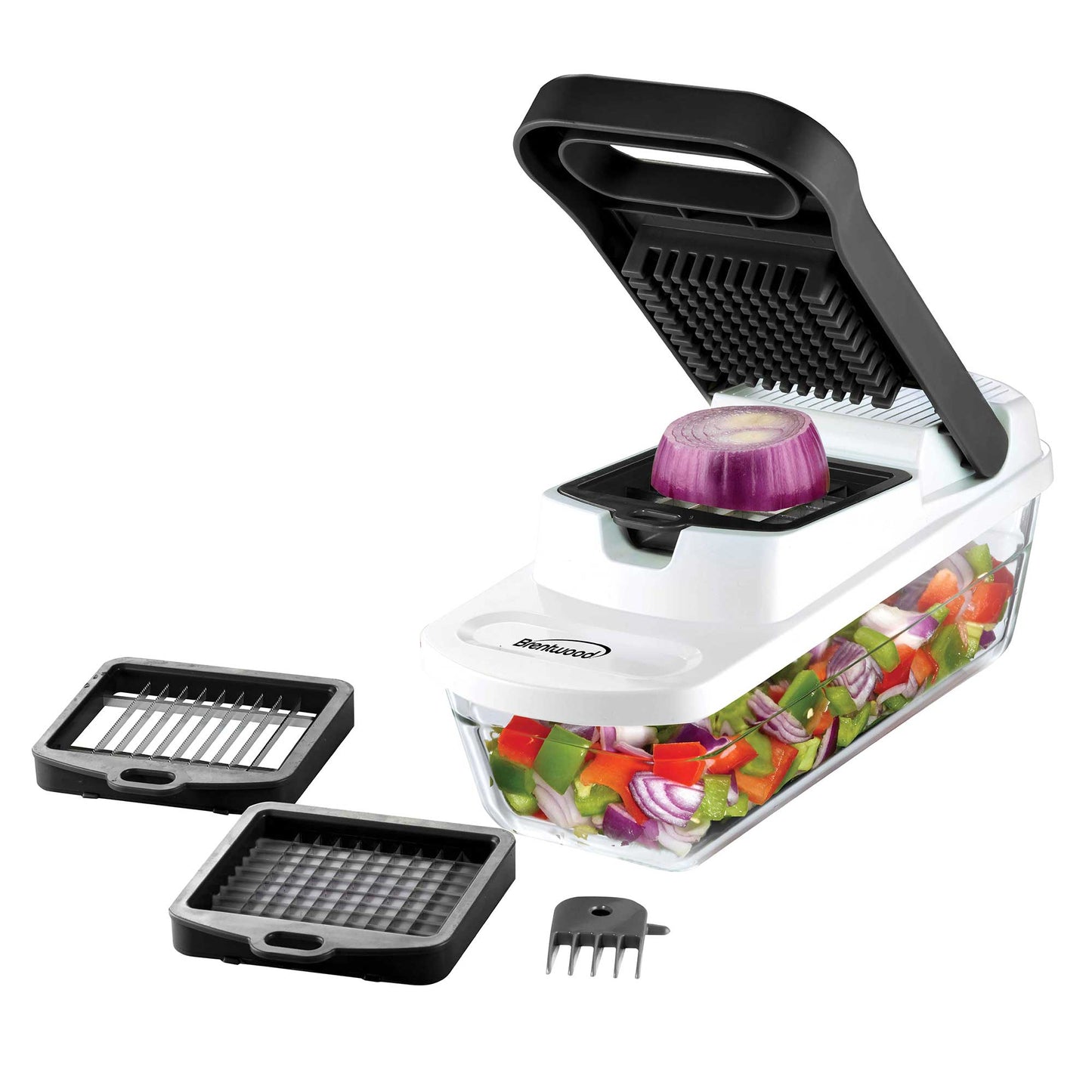 Brentwood Black Pro Food Chopper and Vegetable Dicer