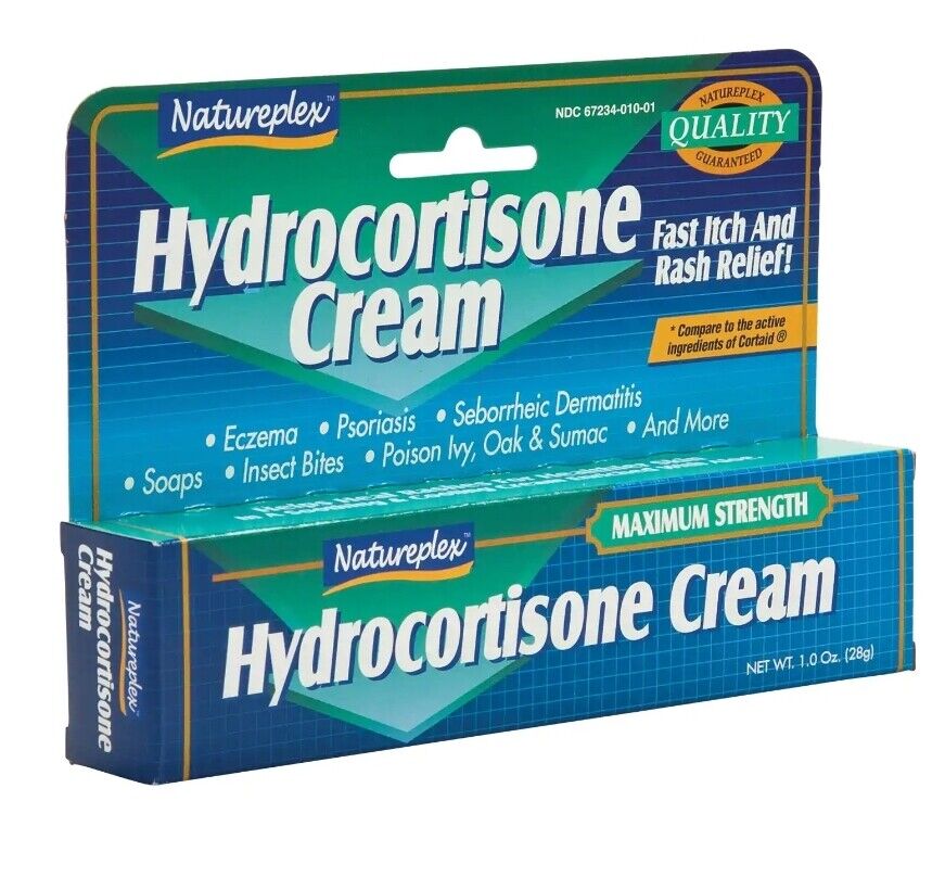 1 oz Hydrocortisone 1% Cream Anti-Itch