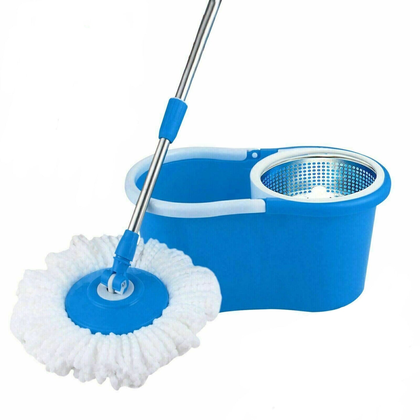 Blue 360 Floor Magic Spin Mop & Bucket Set