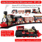 24 PC Classic Train Set With Light Sound Smoke Kids Toy