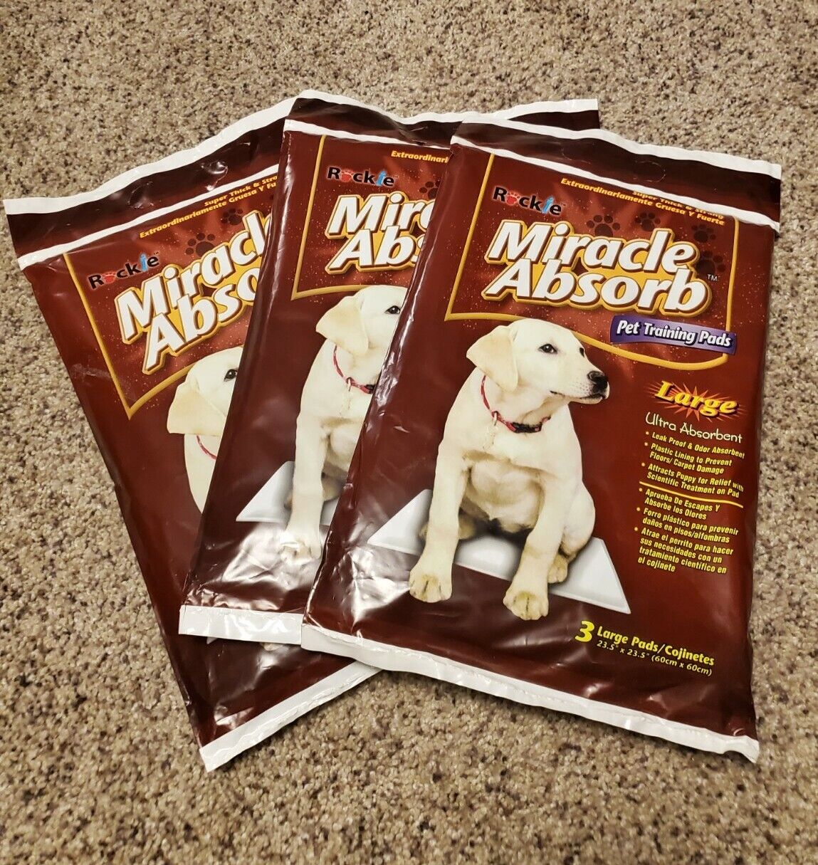 Miracle absorb training on sale pads