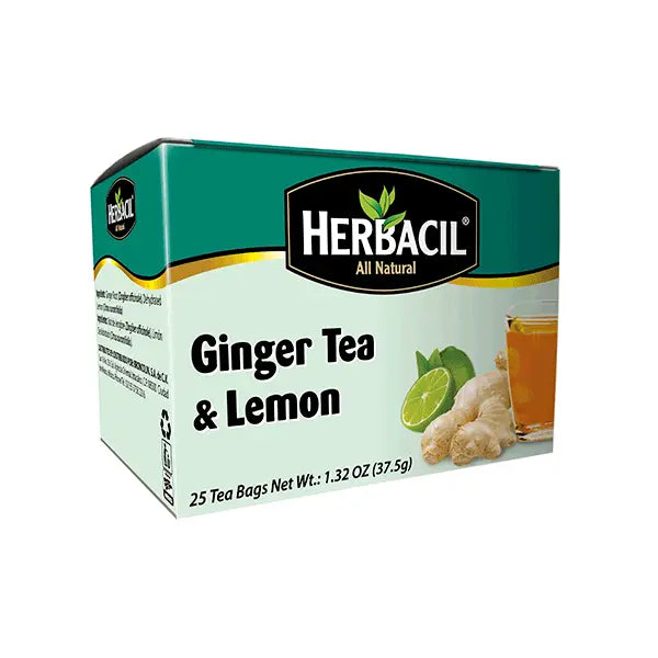 Herbacil Ginger Tea & Lemon - 25 Tea Bags