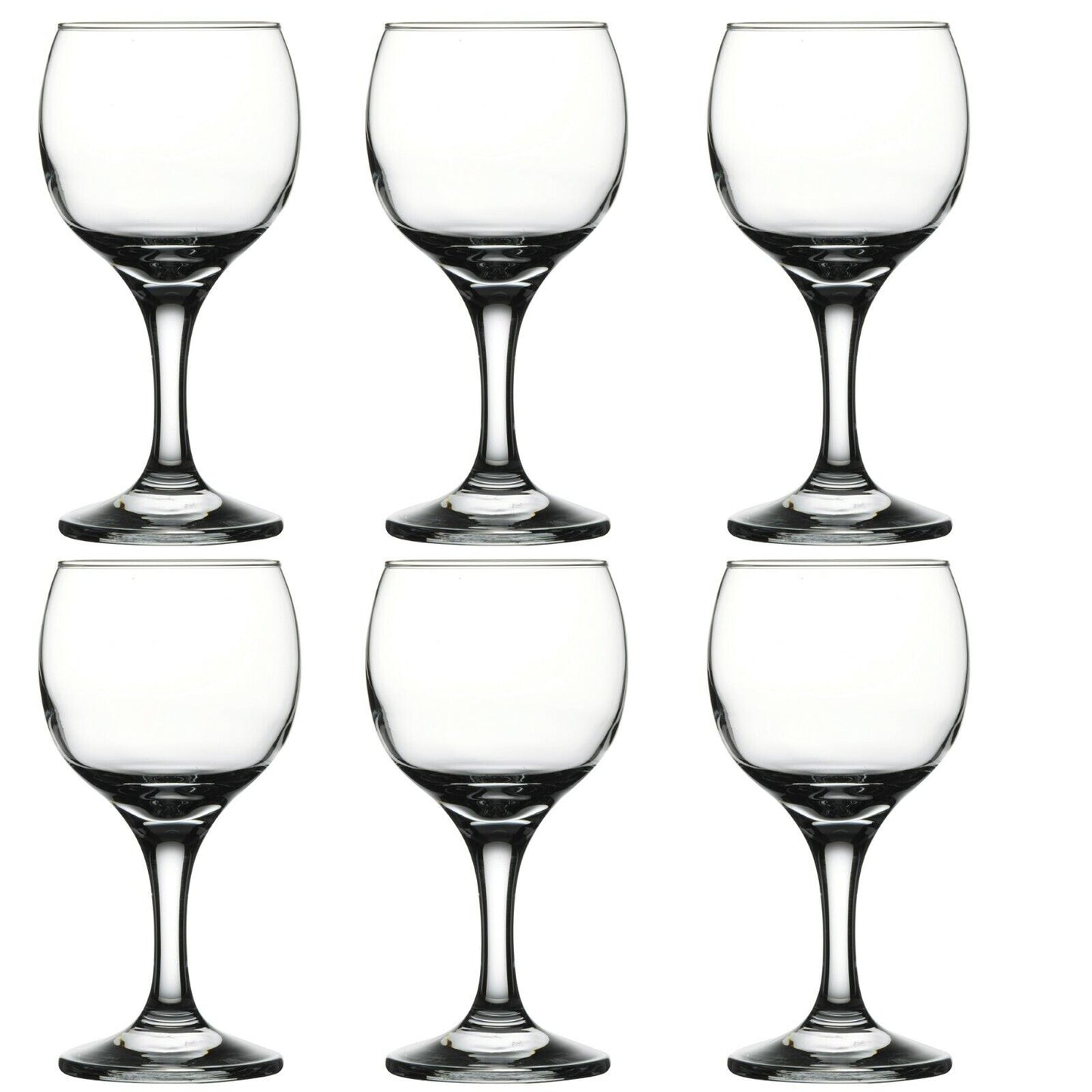 6 PC Goblet Wine Glass Set