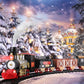 24 PC Classic Train Set With Light Sound Smoke Kids Toy