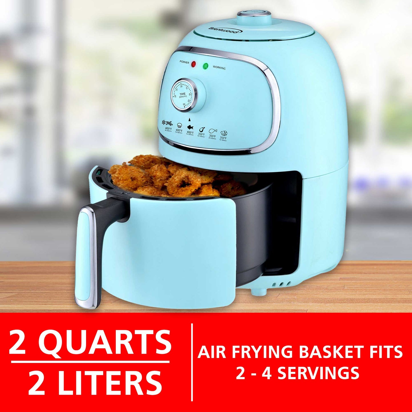 2 QT Brentwood Electric Air Fryer