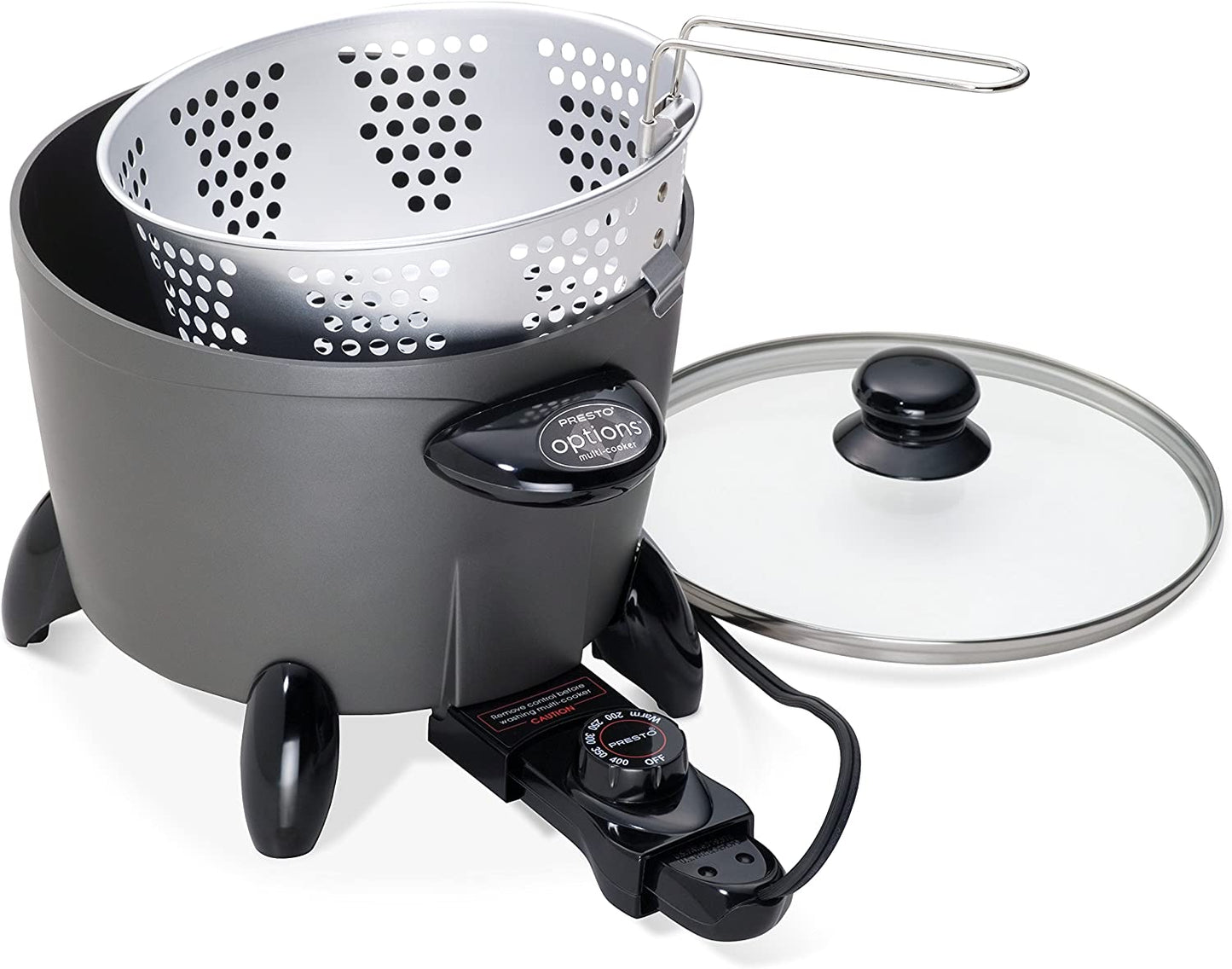 Presto 6 QT Options Electric Multi-Cooker/Steamer