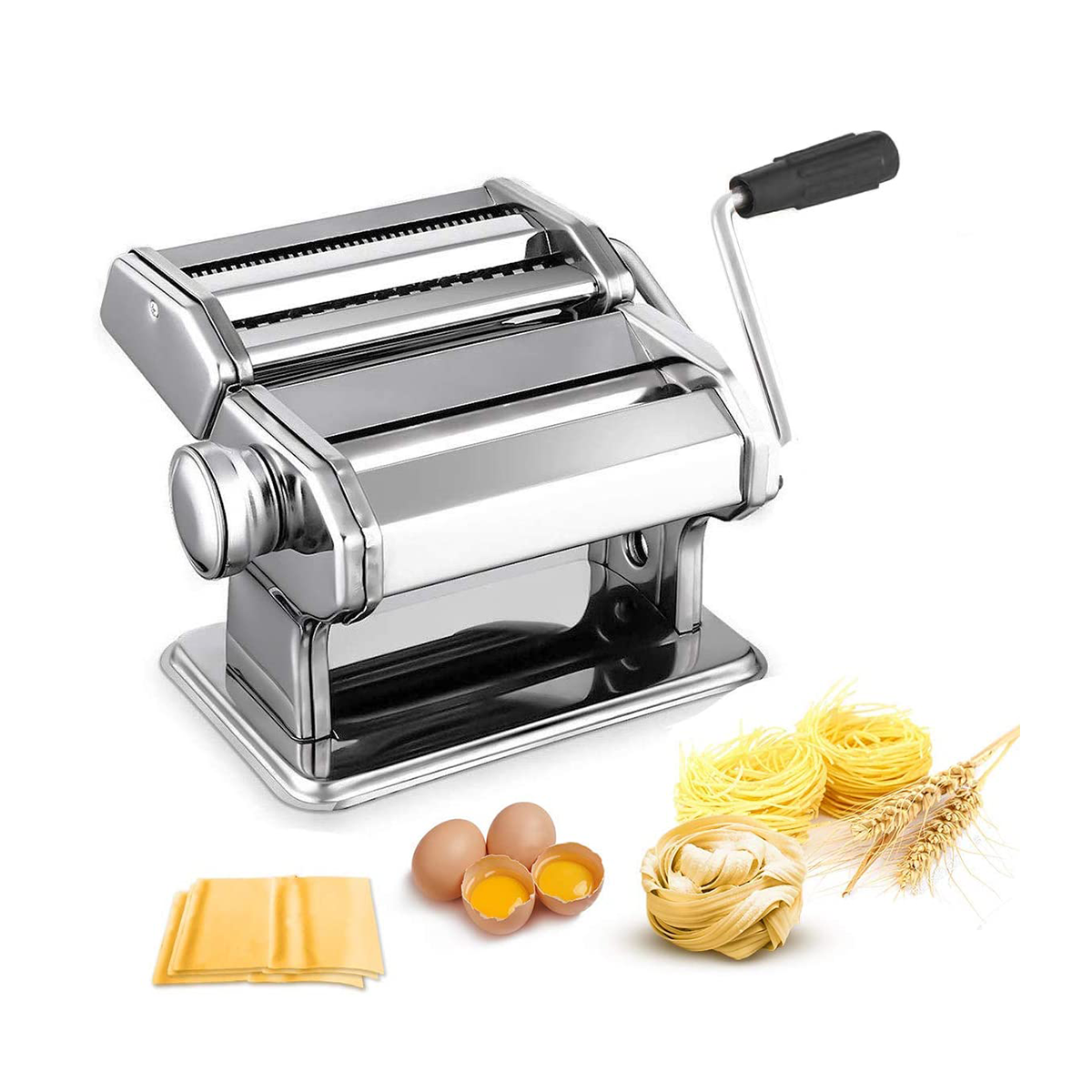 Manual pasta machine, two pieces