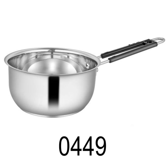 12" Stainless Steel Sauce Pan With Handle