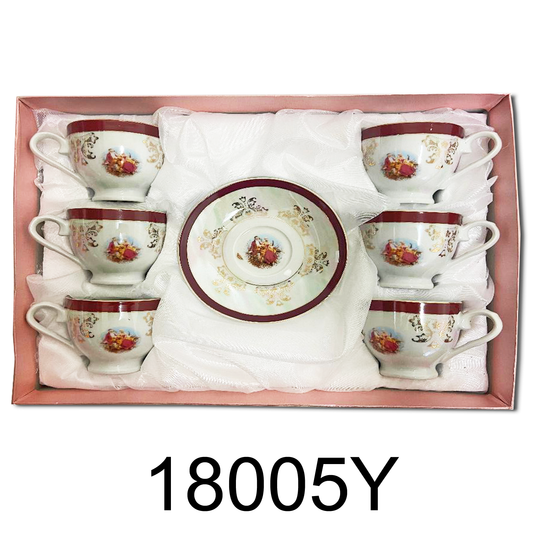 12 PC Beautiful Unique Design Tea Set