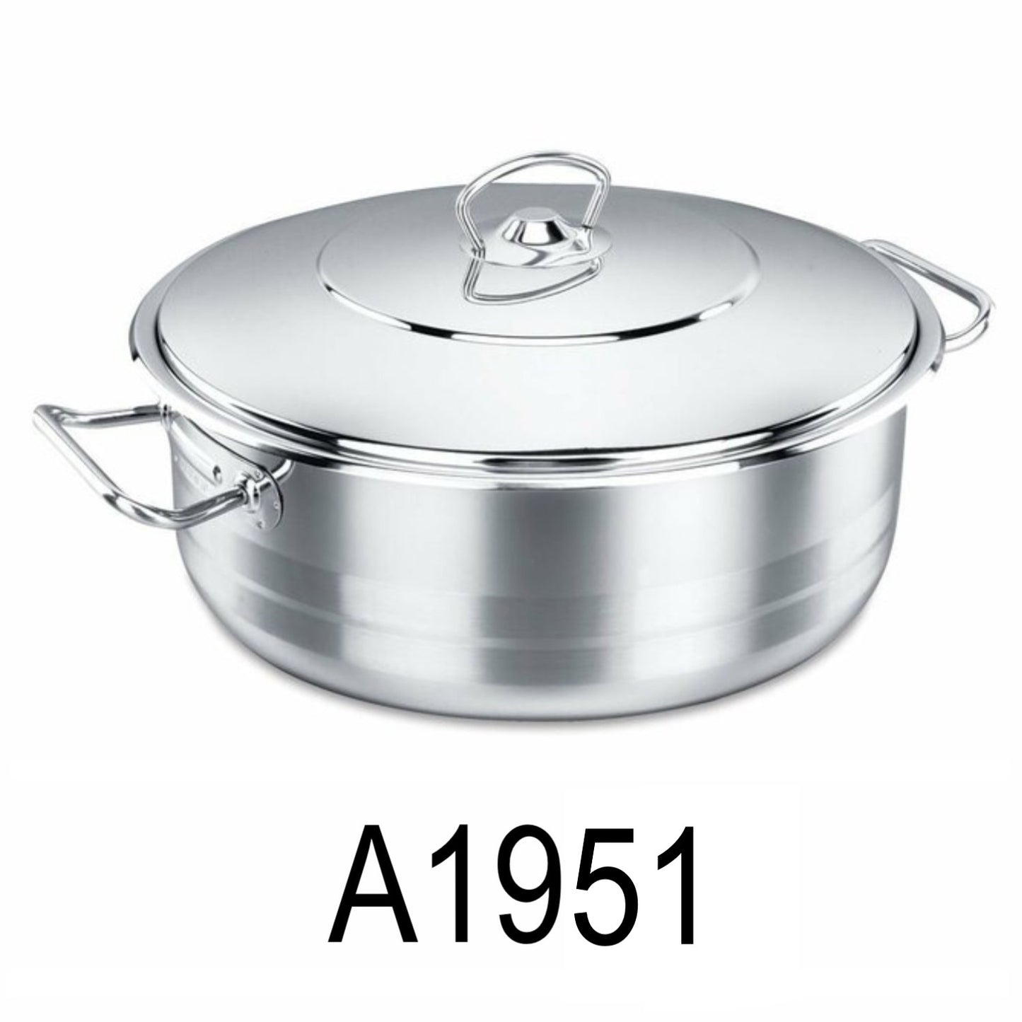45L Stainless Steel Low Pot