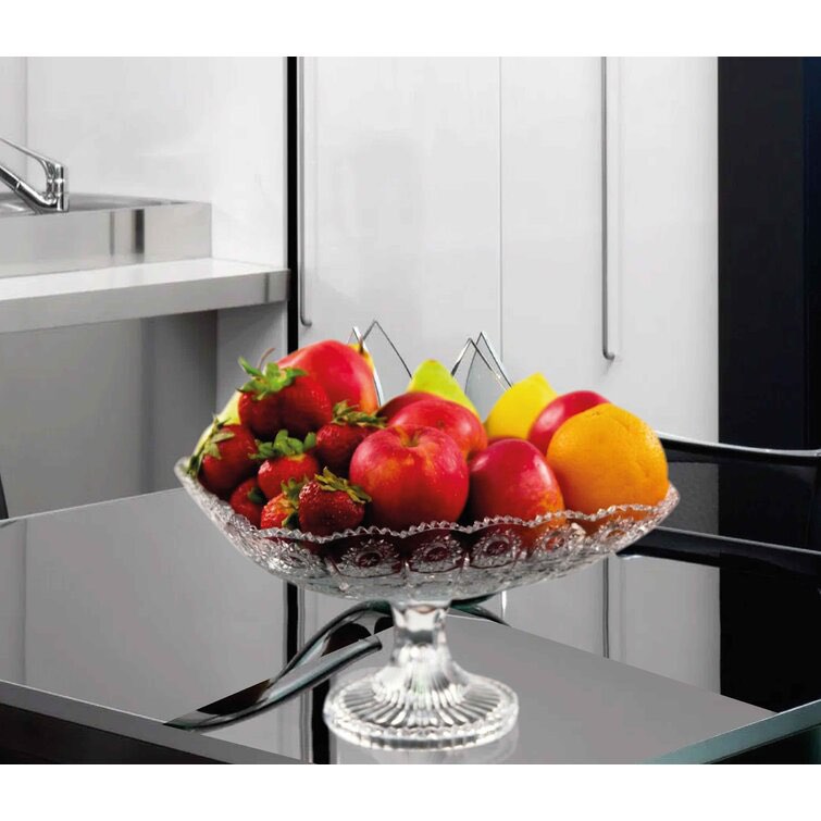 Glass fruit deals plate