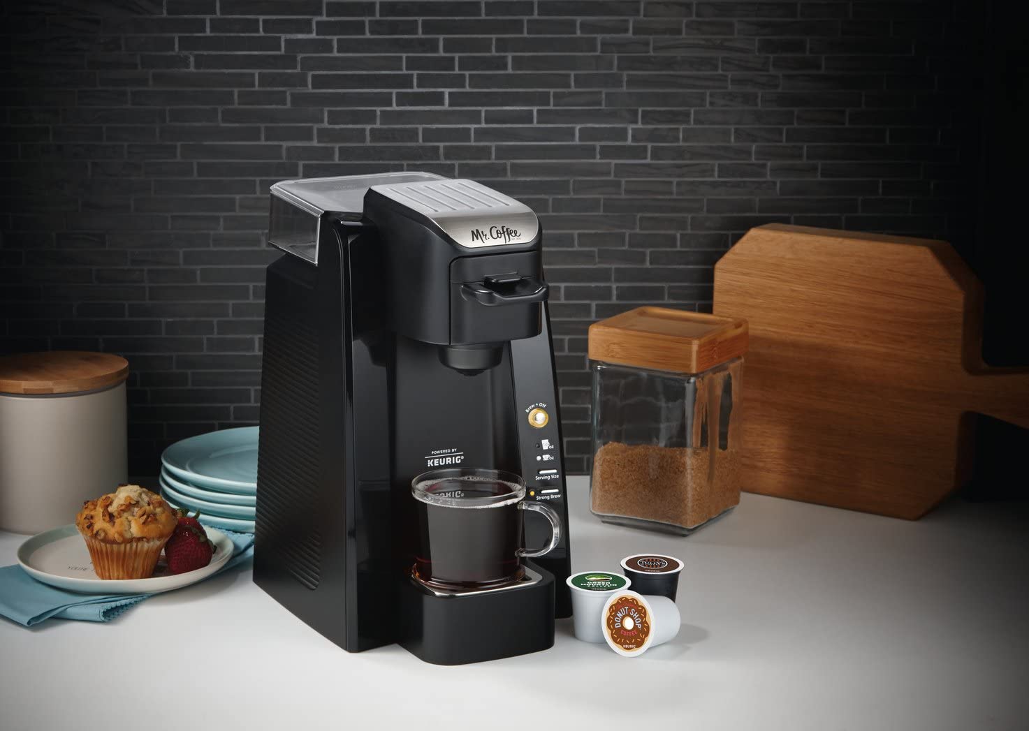 Mr. Coffee Single Cup with Built-in Grinder BVMC-SCGB200 Coffee