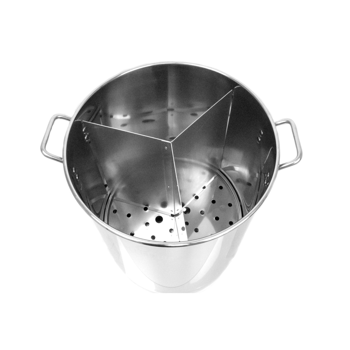 High Quality Stainless Steel 8 Qt. Steamer Stockpot Tamale Steam Pot 