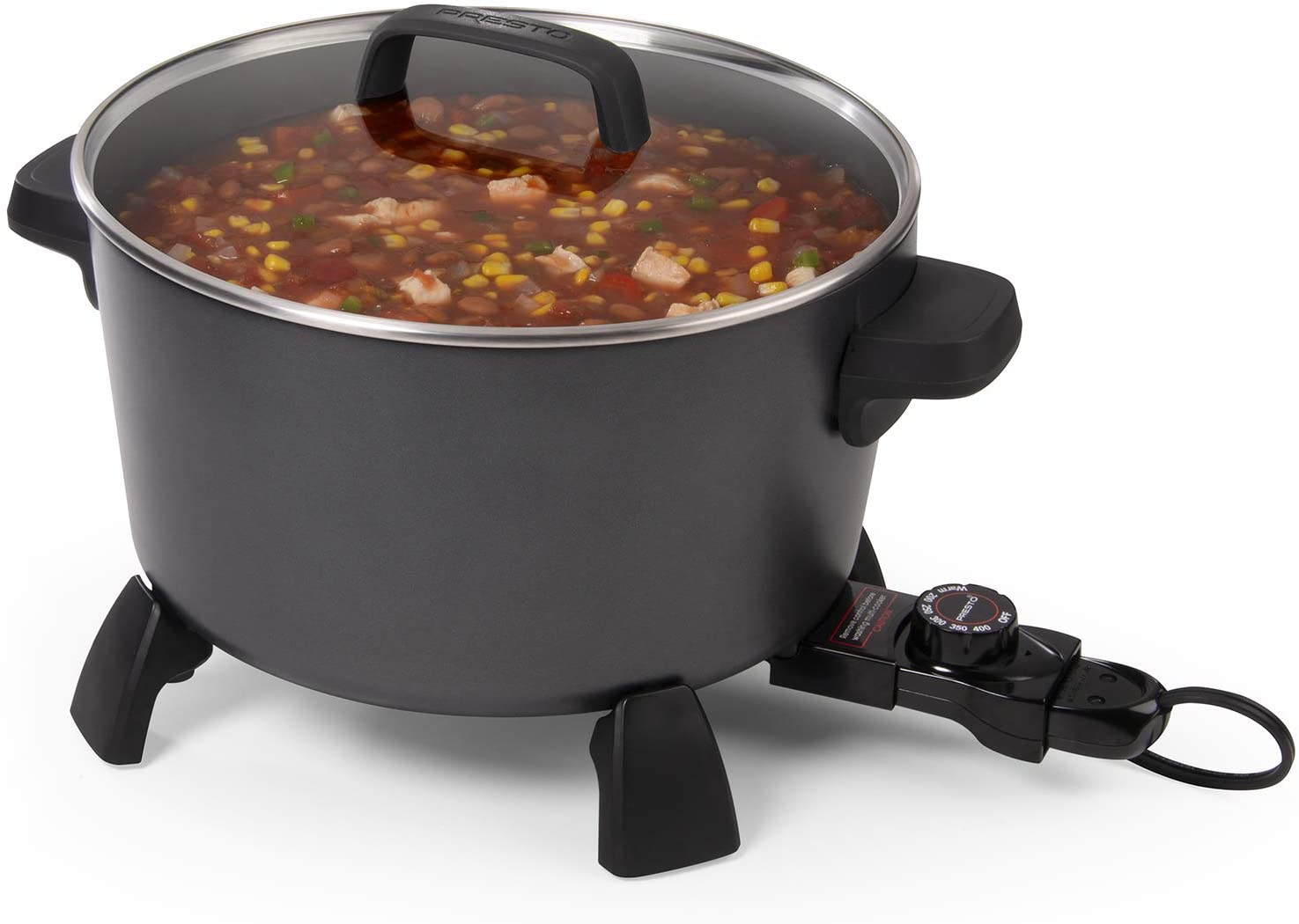 black cast iron 10l electric soup