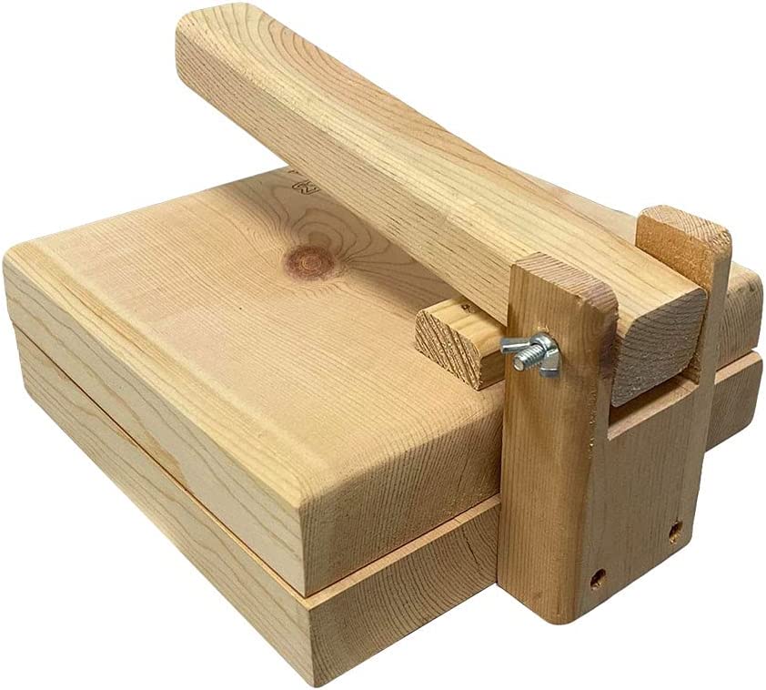 7" Square Wooden Tortilla Press