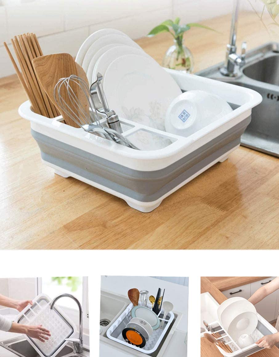 Collapsible Dish Rack Drainer