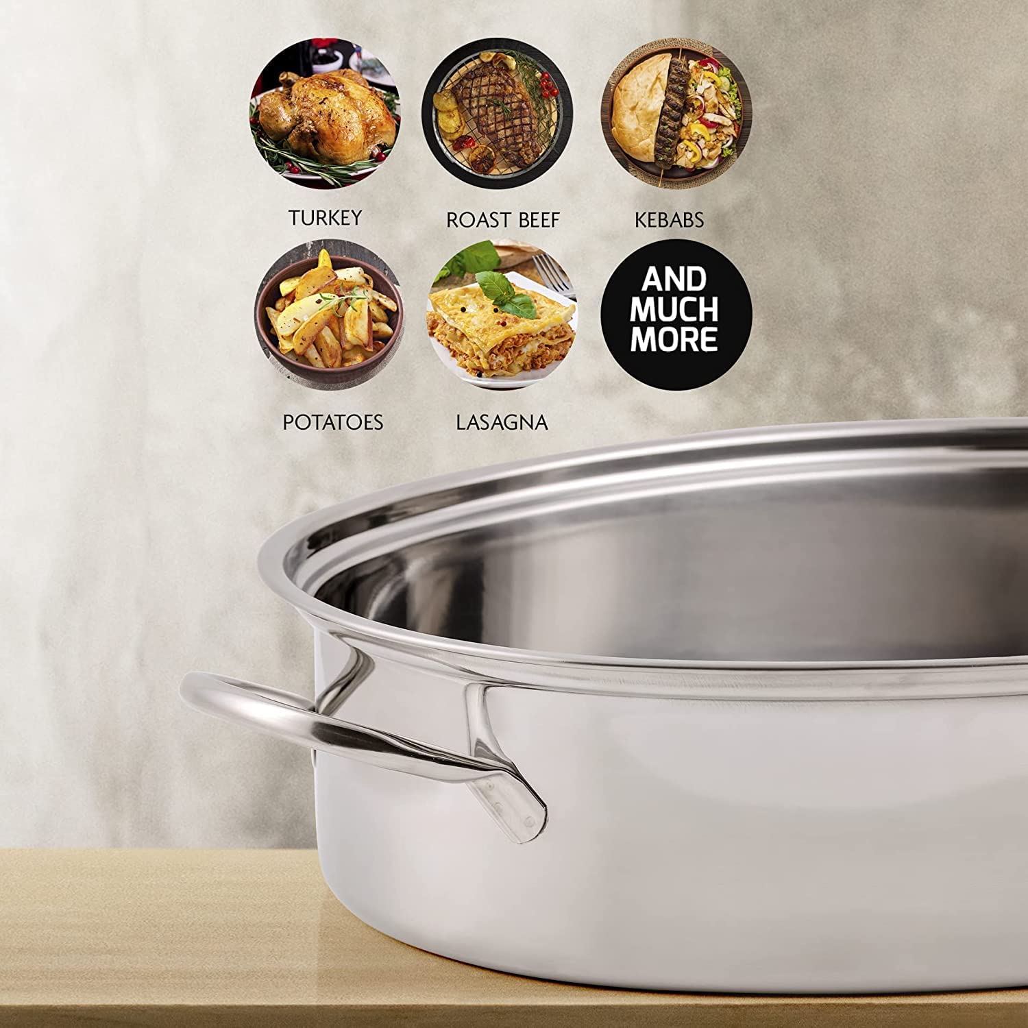 4-Pc. All-In-One Roaster & Lasagna Pan