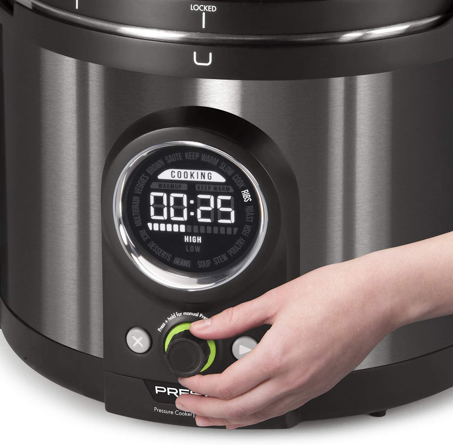 6-quart Programmable Electric Pressure Cooker Plus - Electric Pressure  Cookers - Presto®