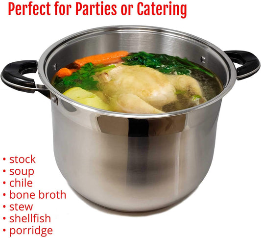 179 QT Stainless Steel Stockpot – R & B Import