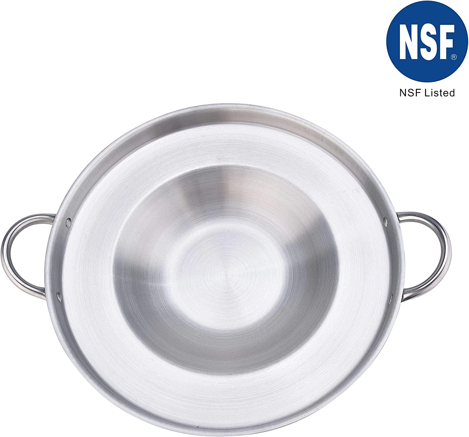 17 Oval Stainless Steel Fry Pan Comal – R & B Import