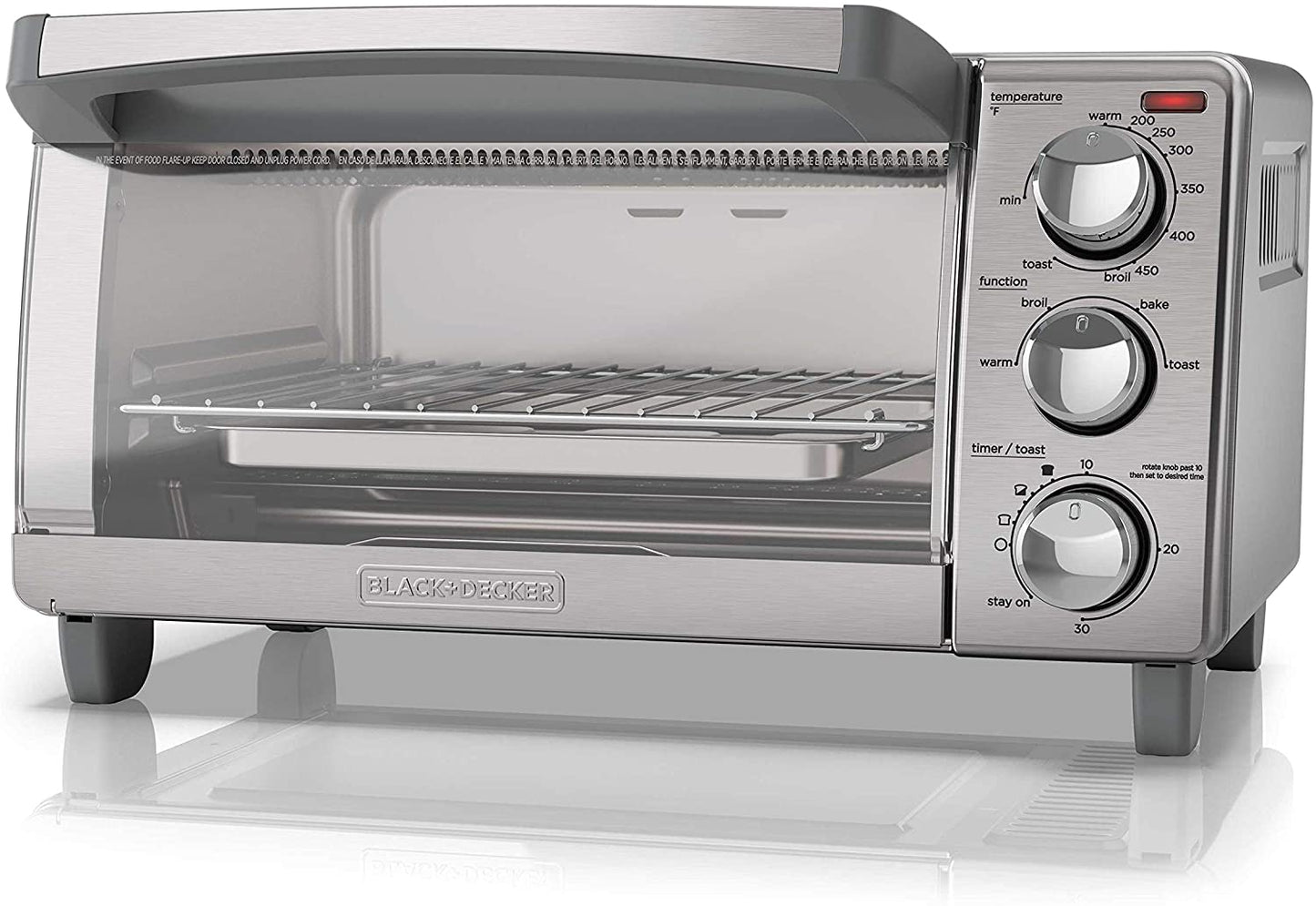 4 Slice Natural Convection Toaster Oven