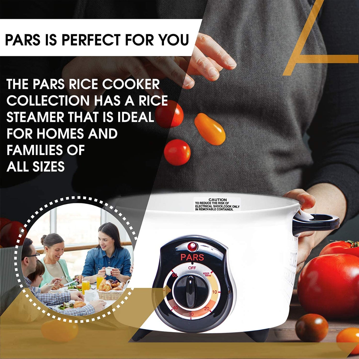 3 Cup Pars Automatic Persian Rice Cooker – R & B Import