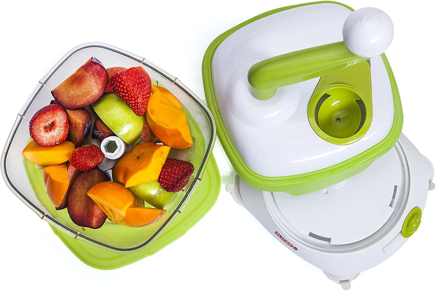 Manual & Processor Spinner Chopper Dicer for Fruits, Herbs