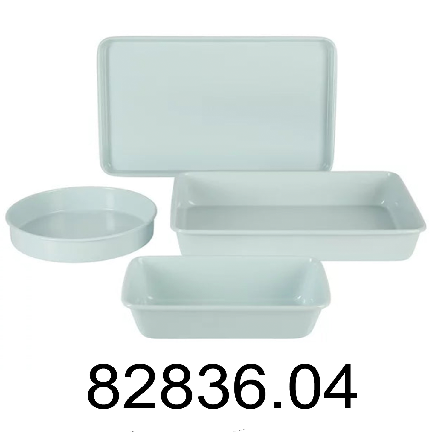 Martha Stewart 4-Piece Stoneware Bakeware Set