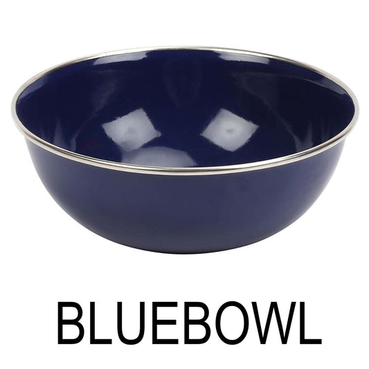 15cm Blue Enamel Soup Bowl