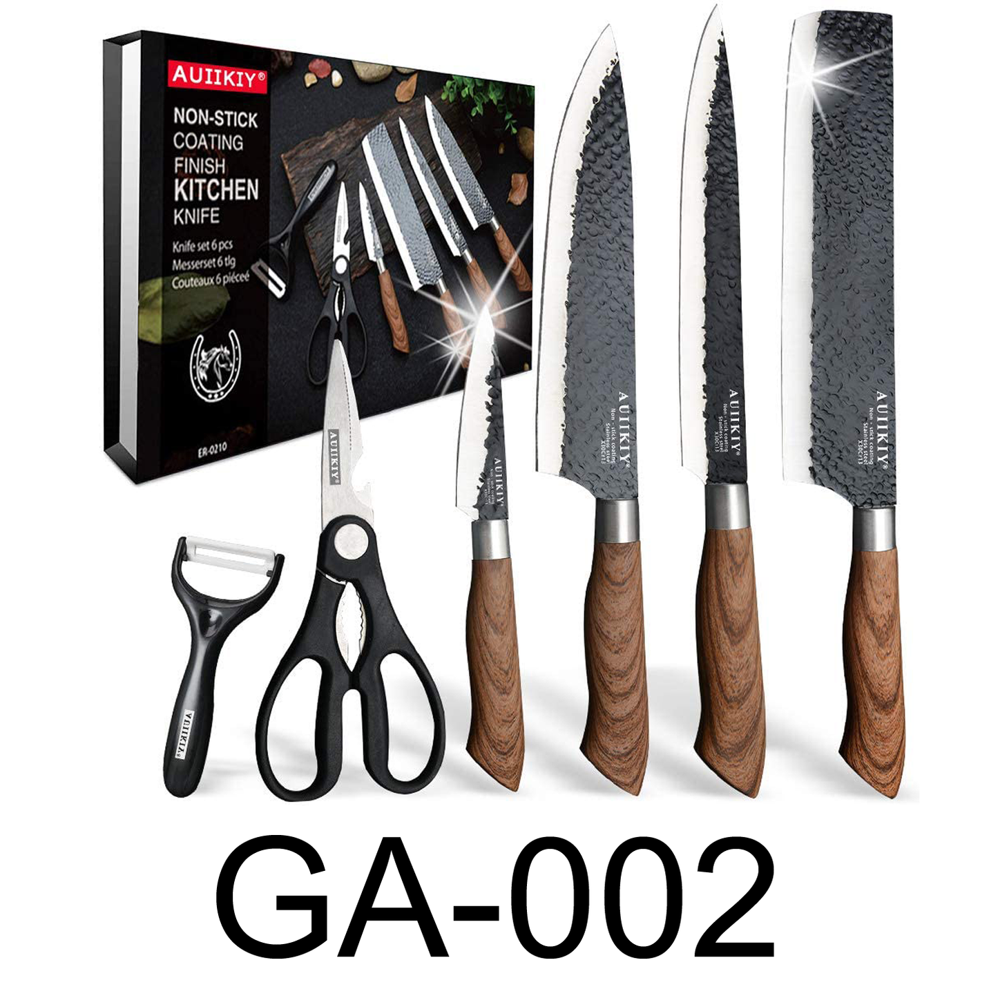 6 PC Professional Kitchen Knife Set