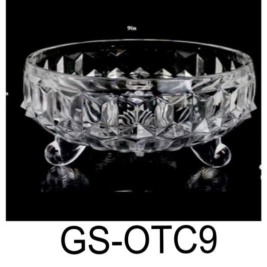 Round Crystal Fruit Bowl