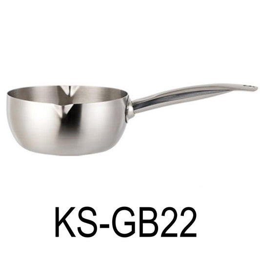 22cm Non-Stick Flat Bottom Saucepan With 2 Spouts (1 PC)