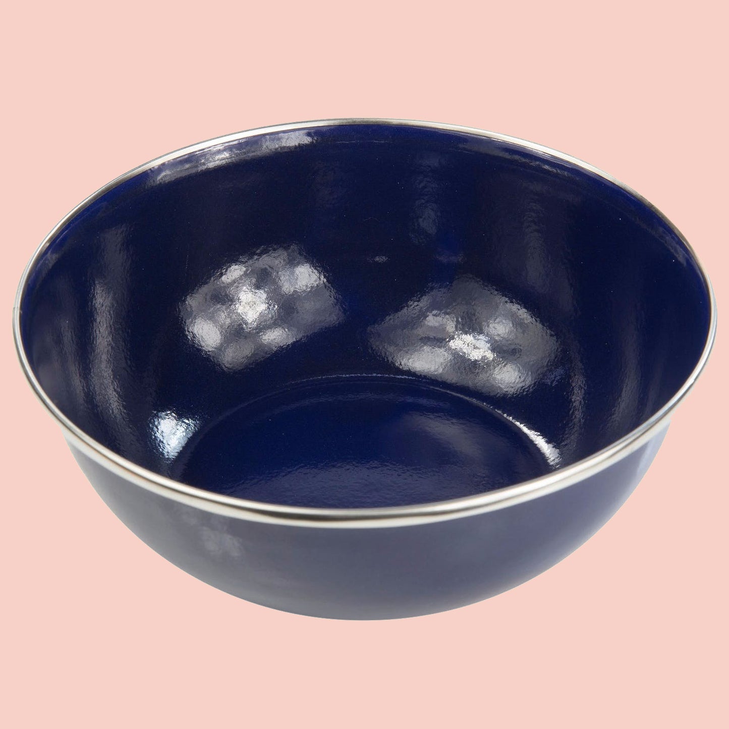 15cm Blue Enamel Soup Bowl