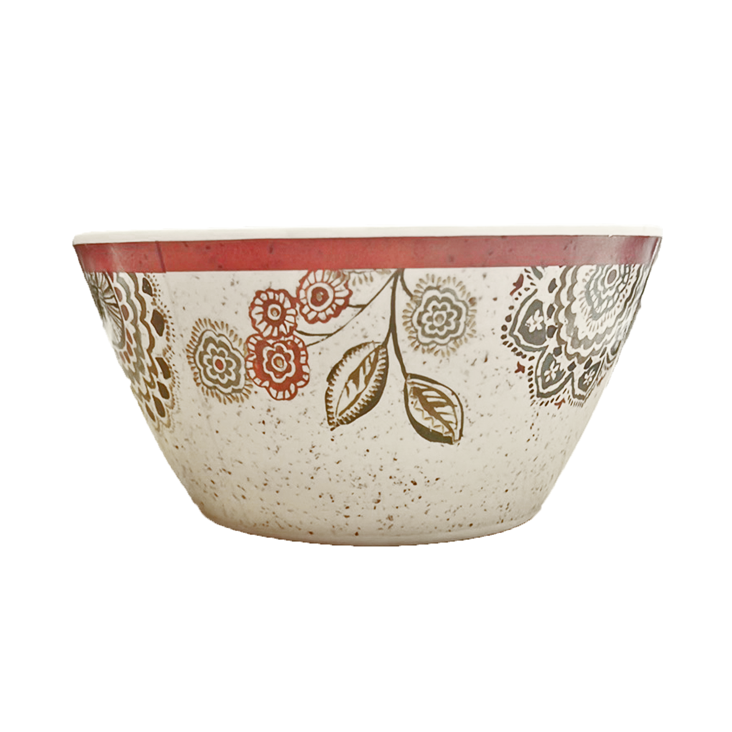 6"  Aesthetic Melamine Funnelled Bowl