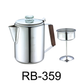 9 Cup Turkish Stainless Steel Coffee Percolator