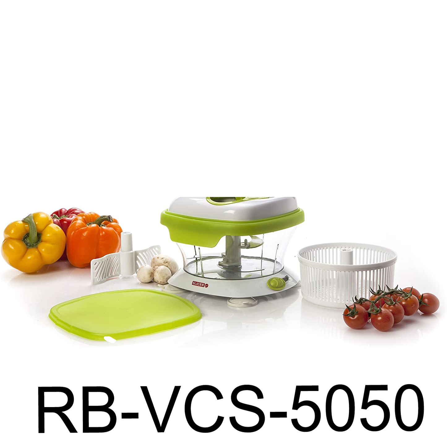 Manual & Processor Spinner Chopper Dicer for Fruits, Herbs