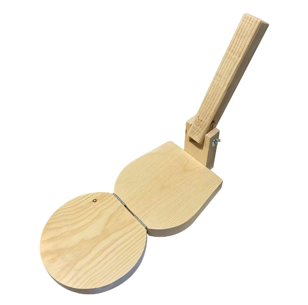 8" Round Wooden Tortilla Press