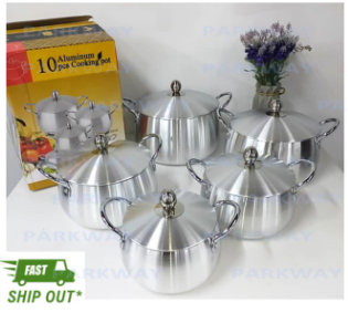 White Aluminum Kitchen Pots and Pans Set – Kitchen Best Helpers Sunny Blues  Inc 1811 Rees St, Ste C Num 104, Breaux Bridge, LA 70517 USA