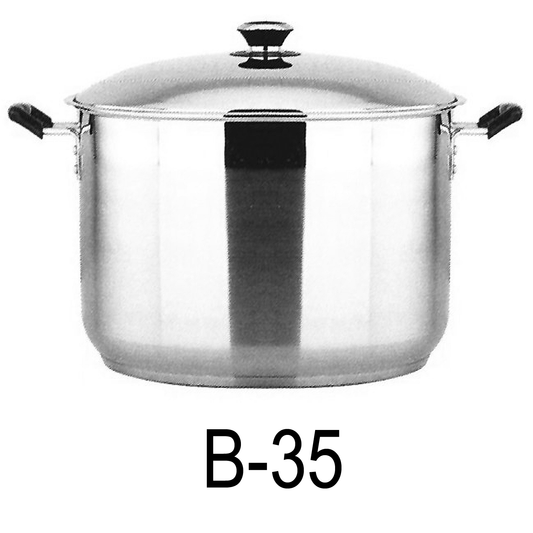 35 QT Stainless Steel Induction 18/10 Stockpot