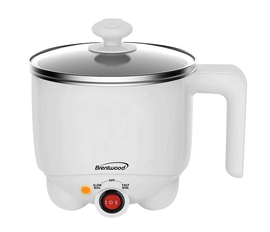 1.1 QT Brentwood White Electric Hot Pot R B Import