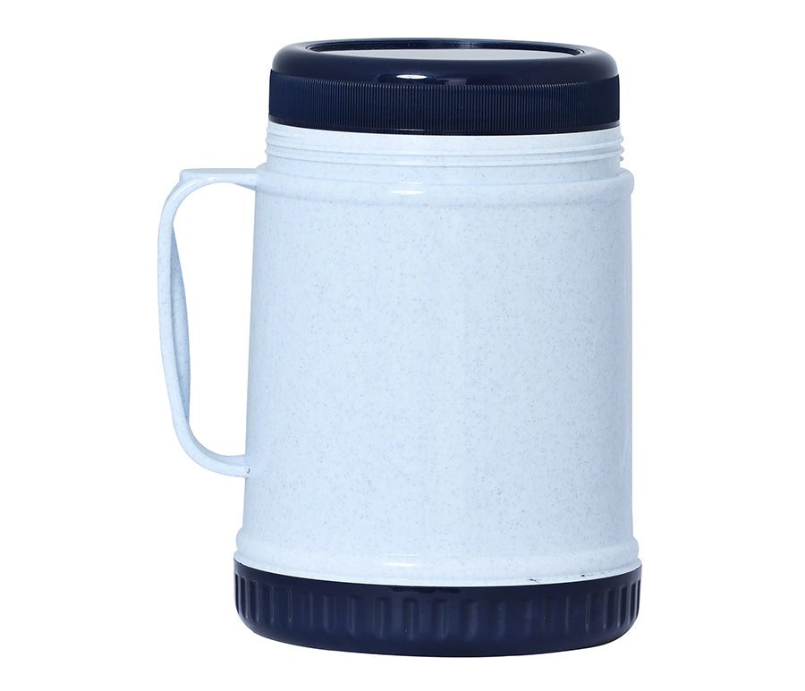 1.2L Blue Wide Mouth Food Jar