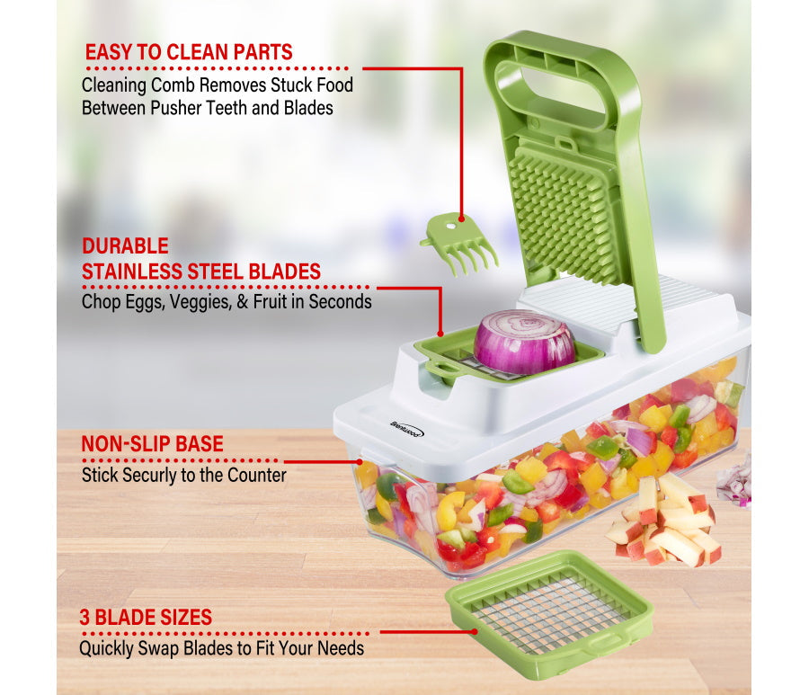 Snap Salad Cutter Bowl, Effortless Veggie Choppers And Dicers For