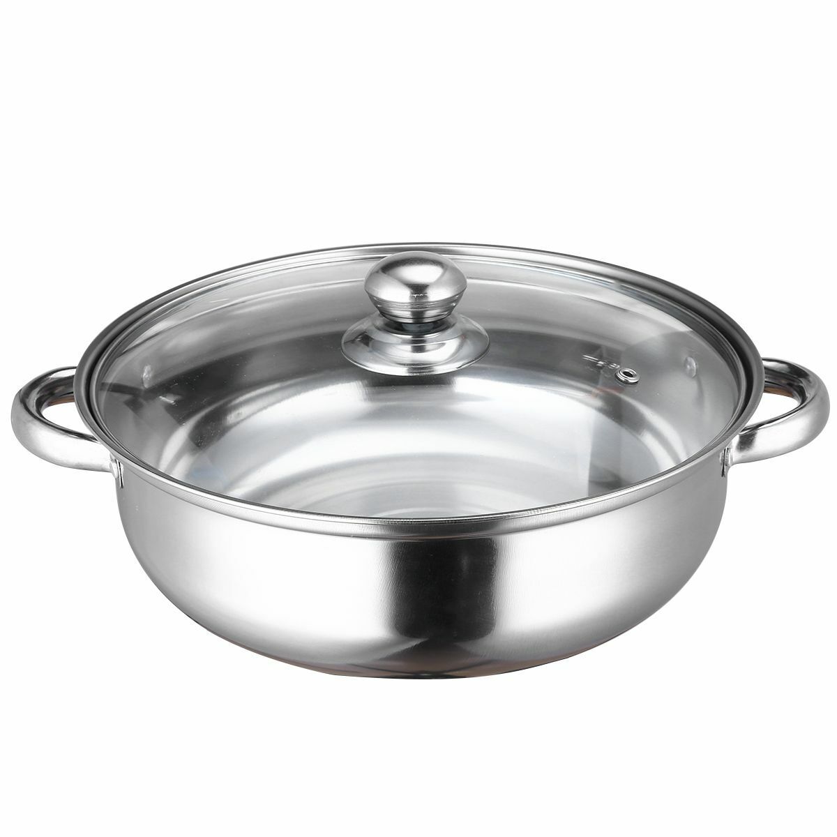 6 QT Stainless Steel 18/10 Induction Low Pot